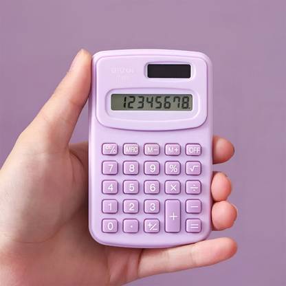 SYGA 8-Digit Calculator – Compact, Portable & Ideal for School or Office Work Basic  Calculator