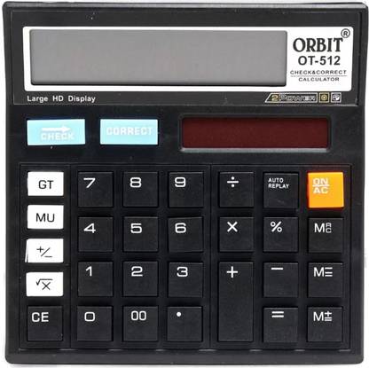 Heinriched Orbit OT-512 Solar and Battery Power Anti-Break Model Basic  Calculator