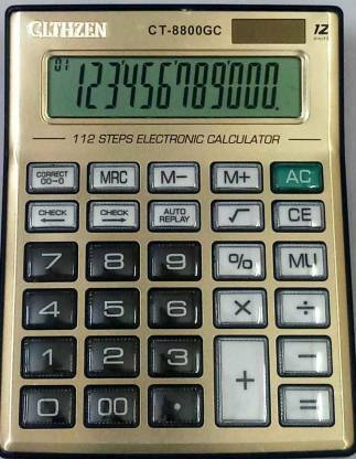 zikrefast CT - 8800GC CT-8800 Financial Calculator (12 Digit) Financial  Calculator