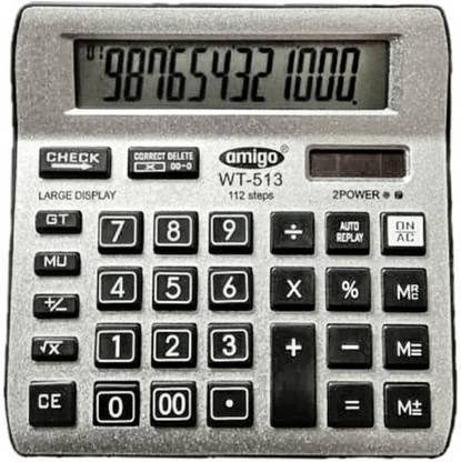 Amigo WT-513 Amigo 112 Step Check Basic  Calculator