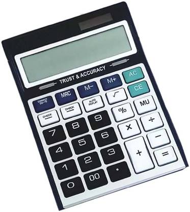 XCVb Dual Power 14 Digit 112 Steps Check Auto Replay Basic Calculator OT-9914N Basic  Calculator