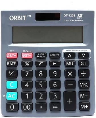 Villy Desktop Calculator with GST Tax Functions, Extra Large Display 120s Basic  Calculator