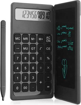 IGADG 2 in 1 Smart Calci Foldable Calculator & Writing Tablet Pad Combo Basic  Calculator