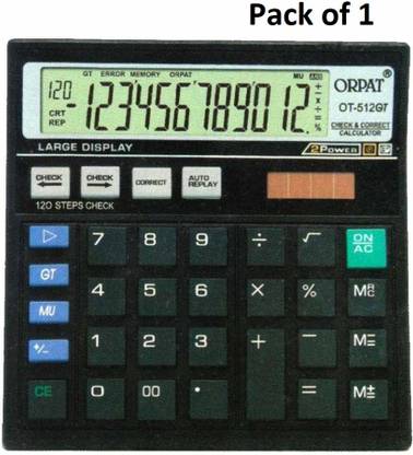 ORPAT OT-512GT N Without Solar OT-512GT N Without Solar Basic  Calculator