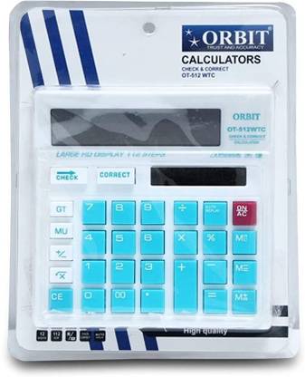 Heinriched Orbit OT-512 WTC Colorful 12 Digit Basic  Calculator