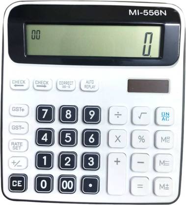 Shyamstore MI-556N MI-556N GST CALCULATOR WITH DUAL POWER BASIC CALCULATOR Basic  Calculator