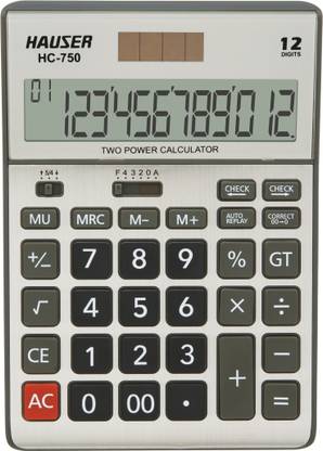 HAUSER Electronic Calculator HC - 750 Electronic Basic  Calculator