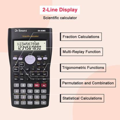Dr SmartX SX-82MS 240 Function Scientific calculator for Engineering & College Calculator For students Scientific  Calculator