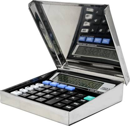 HADII Basic Calculator with Steel Safety Case Box (Pack of 1) Steel Calculator Safety Box Basic  Calculator