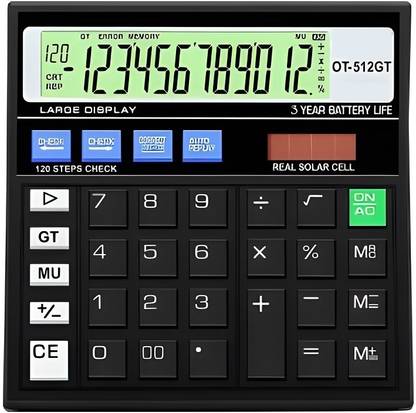Sonika enterprises Calcuator OT-512 GT Solar Technology Professional/Home Use Basic  Calculator