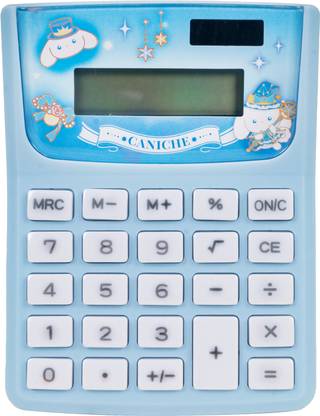 Wishkey MathCal01 Battery and Solar Dual Powered 8 Digit LCD Display Screen Calculator for Office Basic  Calculator