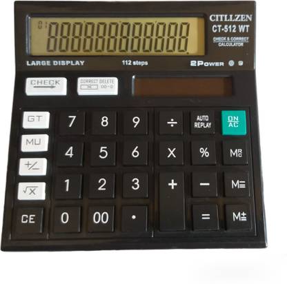 Amigo CT 512 WT black Citllzen Basic  Calculator