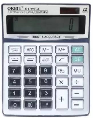 SAIIF 990GC GLASS BUTTON SMART CALCULATOR Basic  Calculator