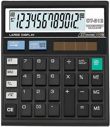 Trendy Styler Basic TS-512 Check & Correct GST Calculator Basic Calculator (12 Digit) TS-512 Basic  Calculator