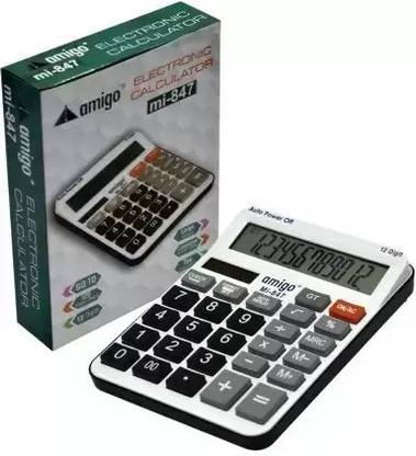 Uratech AMIGO 847 Basic Calculator with New Design Basic  Calculator