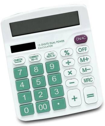 snrn Multifunctional Easy To Use Multicolored Professional Dual Power Calculator Orbit Basic Calculator