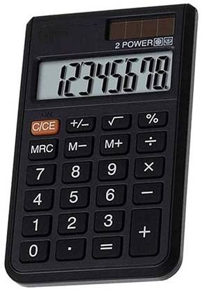 INIV CT_200 SMALLEST 2 WAY POWERED CALCULATOR CT_200 Financial  Calculator