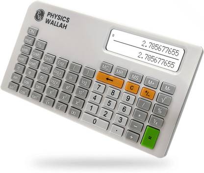 PW Physics Wallah Scientific Calculator | Dot-Matrix LCD Screen | White Financial  Calculator