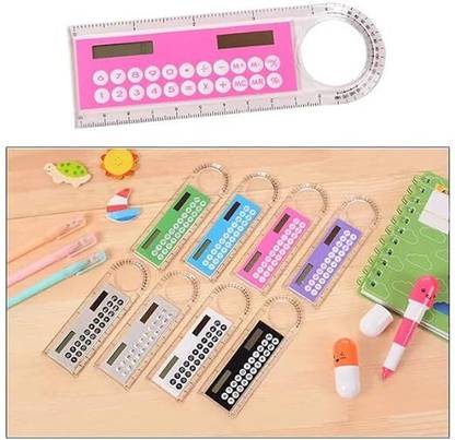 KTOSTON DESIGN 15 CM SCALE WITH DIGITAL CALCULATOR Basic Calculator Scientific  Calculator