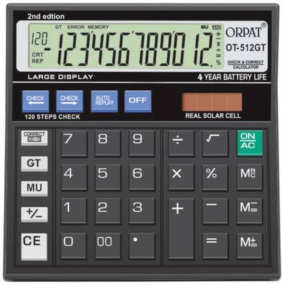 ORPAT OT - 512 gt calaculatot GT Basic  Calculator