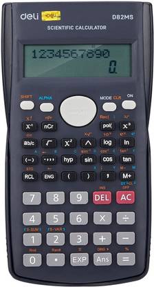 SHOP UNKLE Deli D82MS 240 Function Scientific Calculator Engineer calculator(BLACK) D82MS Scientific Calculator