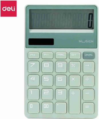 Deli Nusign Green Basic Calculator