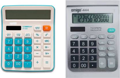 german valley A Superb Calculator Combo of 333Blue And 444 With Soft Keys Basic  Calculator