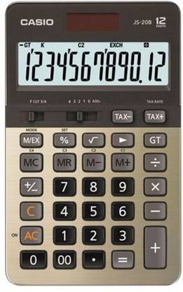 CASIO JS-20B CB 142 Basic  Calculator