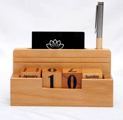 UKEA Wooden Table Calendar Lifetime Table Calendar