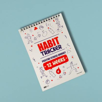 ekdali My Wellness & Fitness Achievement Journal Notebook 2024 Table Calendar