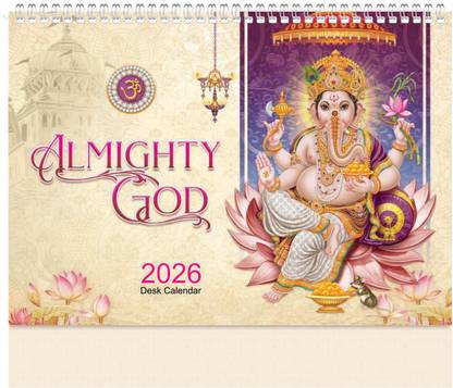 ARGS PAPER PLUS 303-Almighty God 2026 Table Calendar