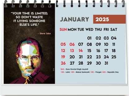 ESCAPER 365 Days of Inspiration Calendar 2025 2025 Table Calendar