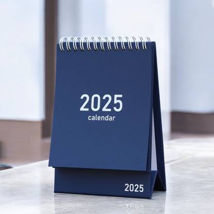 INNAXA 2025 Desk Calendar | Monthly calendar | Desk planner | Notes | 2025 Table Calendar