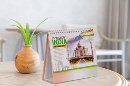 Toss INCREDIBLE INDIA TABLE CALENDER 2024 2024 Table Calendar