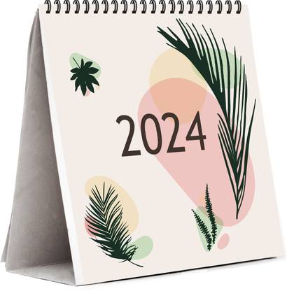 Paper Plane Design Monthly Calendar Desk Calendar 2022 Table Calendar