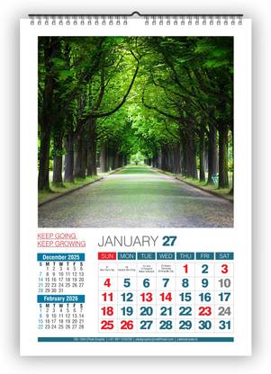 Pixel Office Date | Hindi Tithi 2026 Wall Calendar
