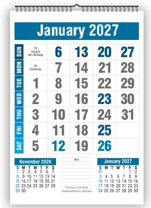 Pixel Office Date Calendar 2026 Wall Calendar
