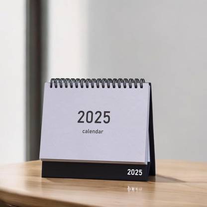 INNAXA 2025 Desk Calendar Landscape 4.6 x 6.5 inch,Recycled paper, 2025 Table Calendar