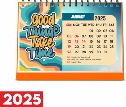 ESCAPER 2024 Desk Calendar: Your Daily Dose of Motivation. 2024 Table Calendar