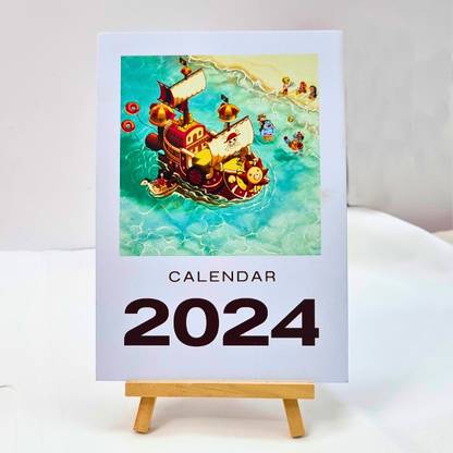 The K Fandom Anime Calendar 2024 (12 Pages–Month Wise) | Anime Calendar with Easel 2024 Table Calendar