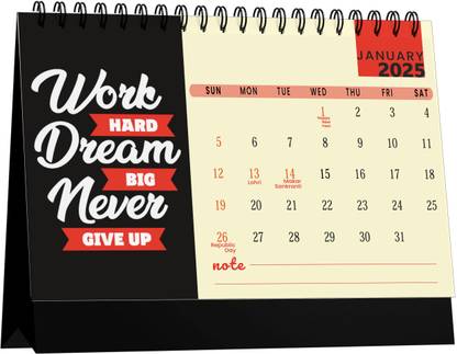 AccuPrints Rm desk 2025 Table Calendar