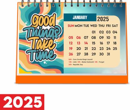 ESCAPER 2024 Desk Calendar: Quotes to Live By Every Day. 2024 Table Calendar