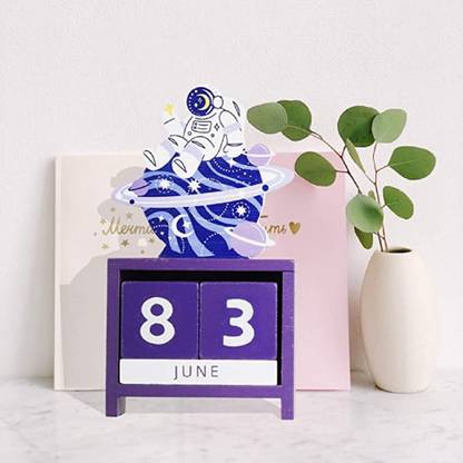 Trending Needs Astronaut Calendar For Table Décor II Christmas gift II New Year Calendar Gift Table Calendar