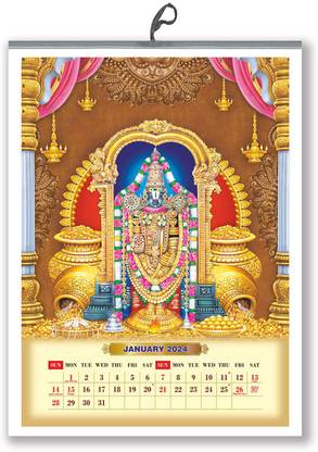 Vivid Print 854-Balaji 2024 Wall Calendar