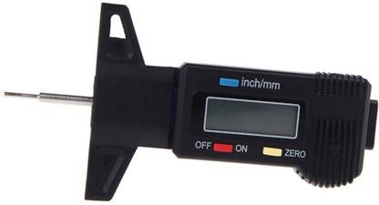 GoodsBazaar Car 0-25.4mm Digital Tyre Tire Tread Depth Tester Gauge Digital Caliper