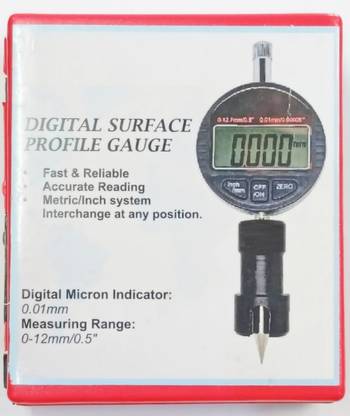 BALRAMA Digital Micron Indicator Digital Surface Profile Gauge Roughness Tester Height Gauge
