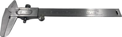 GoodsBazaar Vernier Caliper with Fine Wheel Measurement(Economic) of Any Object(Pack of 1) 125mm/12.5cm/5inches,Inside,Outside&Depth Jaws for Measurement of Any Object Vernier Caliper
