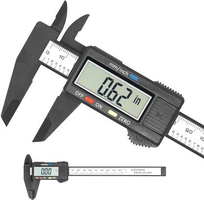 GoodsBazaar Vernier Caliper Durable LCD Display Precision Measurement 6-Inch Stainless Steel Digital Caliper
