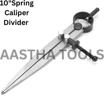 AASTHA TOOLS Spring Caliper Divider 10"(250mm) – Precision Joint Caliper Premium Quality Tool Divider Caliper