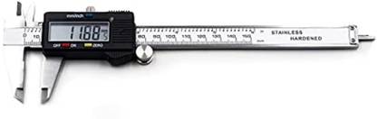 GoodsBazaar digital vernier calipers with large LCD screen electronic vernier caliper thickness measuring Tool 0-6 in/0-150 mm auto off featured. Vernier Caliper